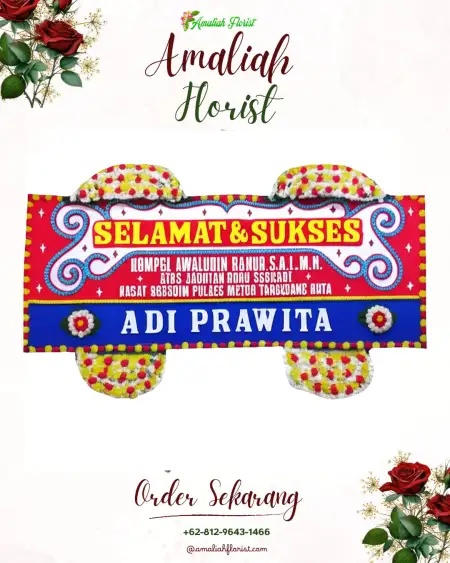 Papan Bunga Ucapan Selamat Ngliron